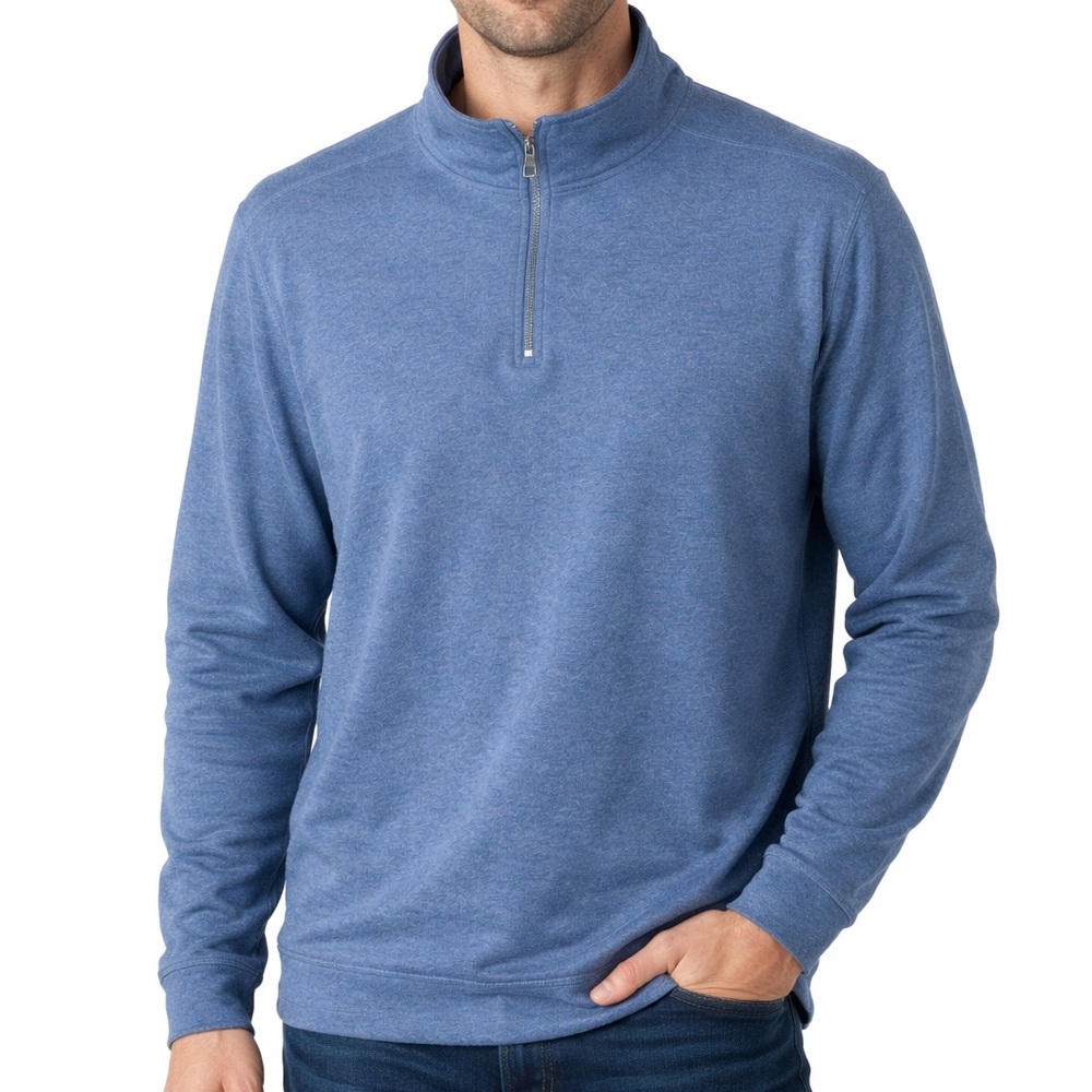Old Navy Men’s Quarter Zip‎ Pullover Blue XXL Regular Fit